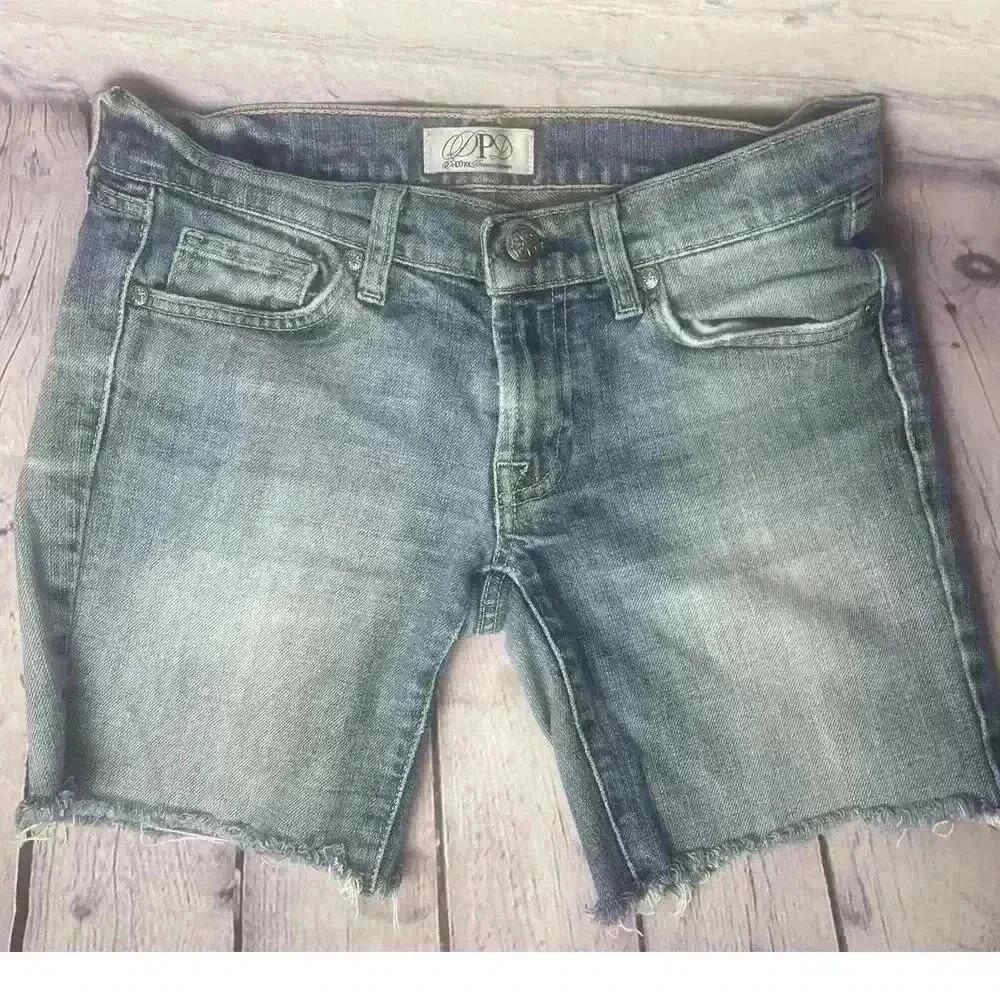 DPD Deluxe Premium Denim Cut Off Shorts Womens Size 27